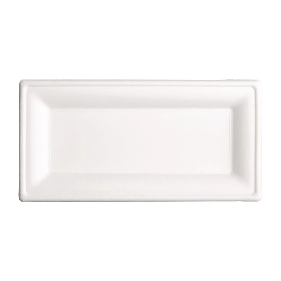 Fiesta Compostable Bagasse Rectangular Plates 258mm (Pack of 50) - Image 2