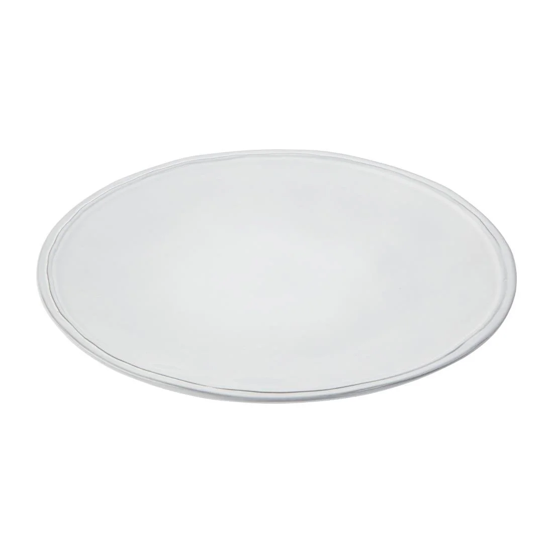 Olympia Raw Recycled Clay Coupe Plates White 280mm (6 Pack) - Image 2