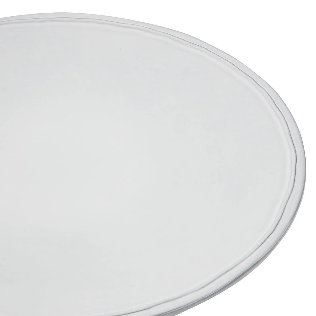 Olympia Raw Recycled Clay Coupe Plates White 280mm (6 Pack) - Image 3