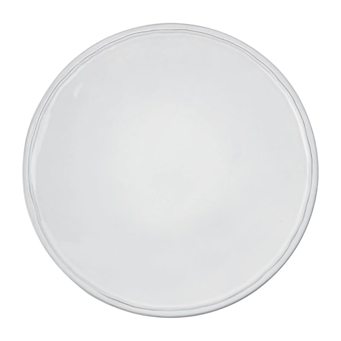 Olympia Raw Recycled Clay Coupe Plates White 280mm (6 Pack)