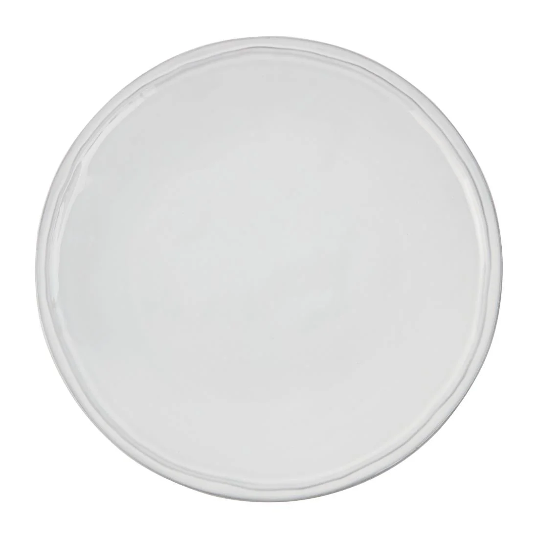 Olympia Raw Recycled Clay Coupe Plates White 220mm (6 Pack)