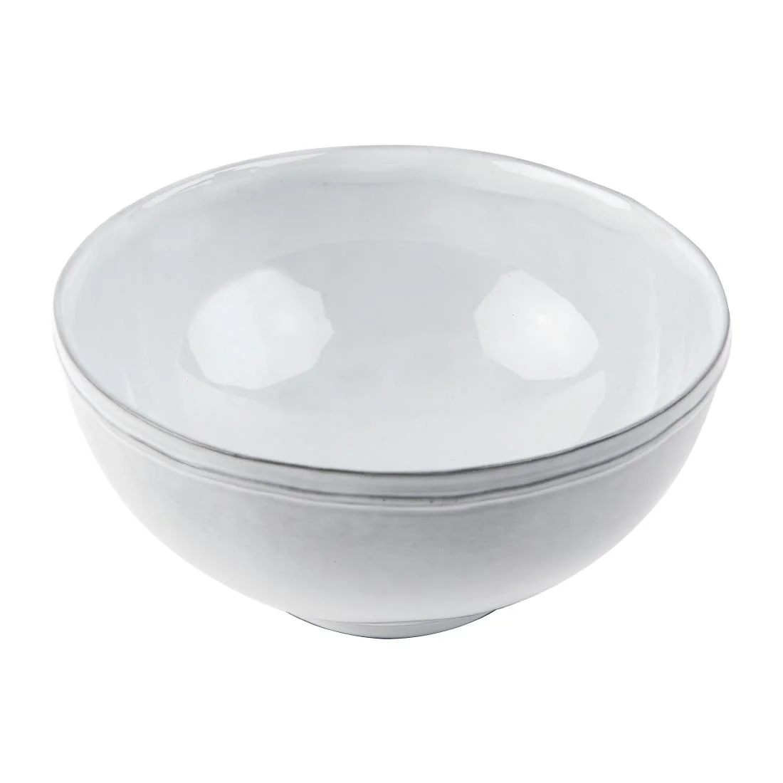 Olympia Raw Recycled Clay Deep Bowls White 160mm (6 Pack)