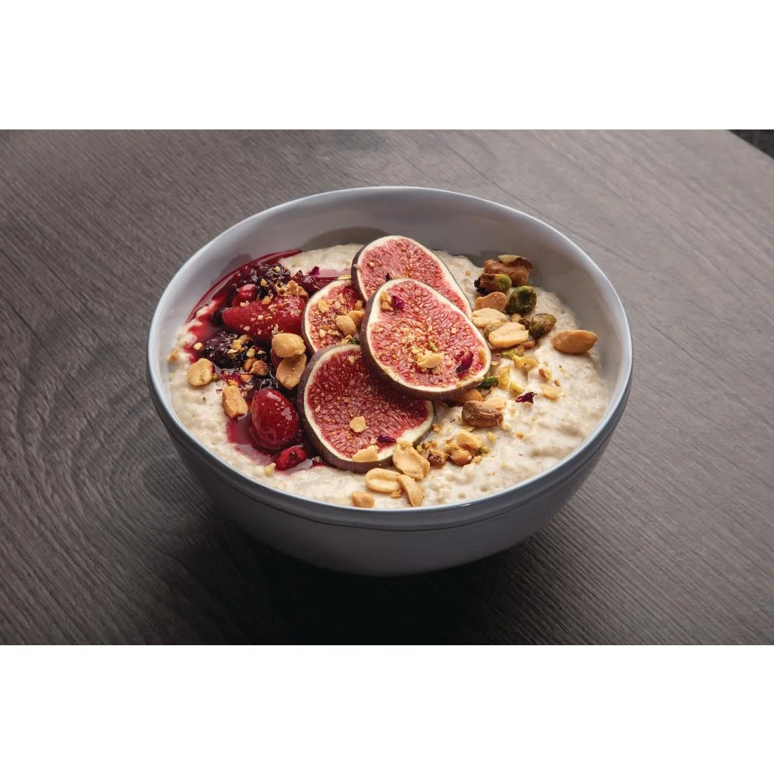 Olympia Raw Recycled Clay Deep Bowls White 160mm (6 Pack) - Image 5