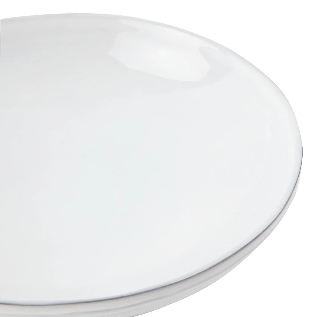 Olympia Raw Recycled Clay Coupe Bowls White 230mm (6 Pack) - Image 3