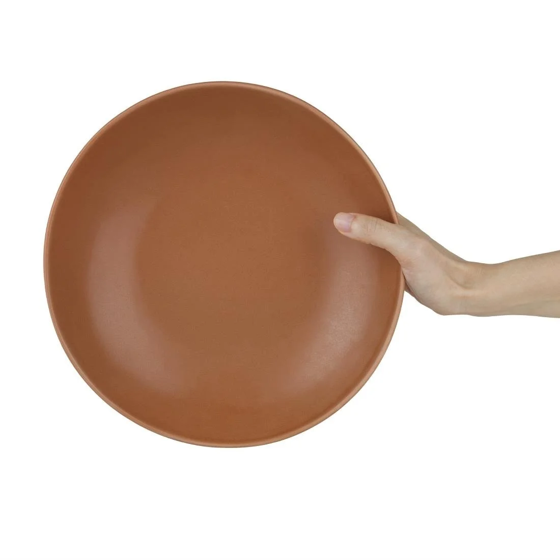 Olympia Build-a-Bowls Flat Bowls Cantaloupe 250mm (4 Pack) - Image 4