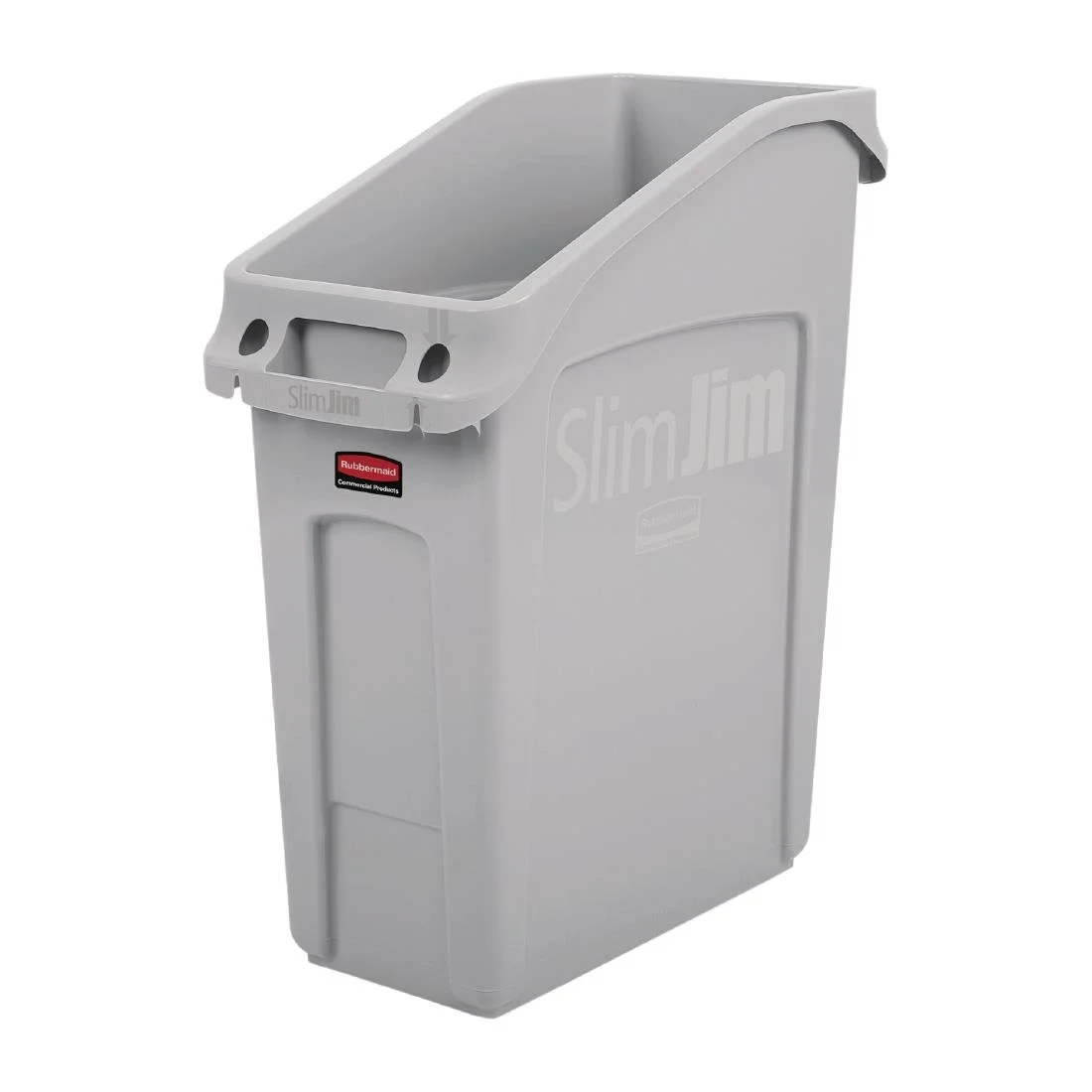 Rubbermaid Slim Jim Under-Counter Bin Grey 49Ltr - Image 1