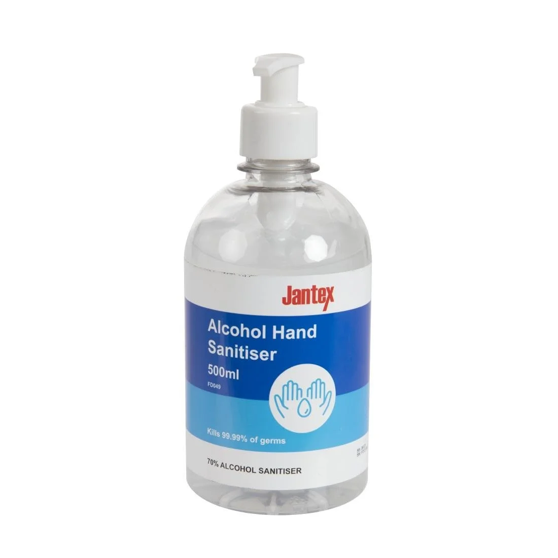 Jantex 70% Alcohol Hand Sanitiser 500ml - Image 1