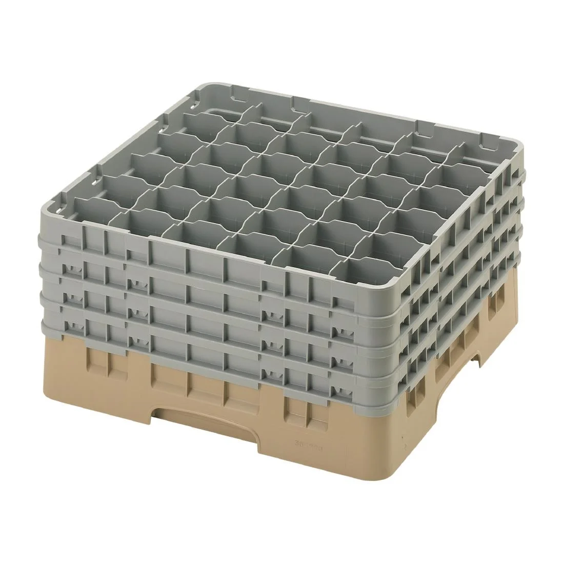 Cambro Camrack Beige 36 Compartments Max Glass Height 238mm