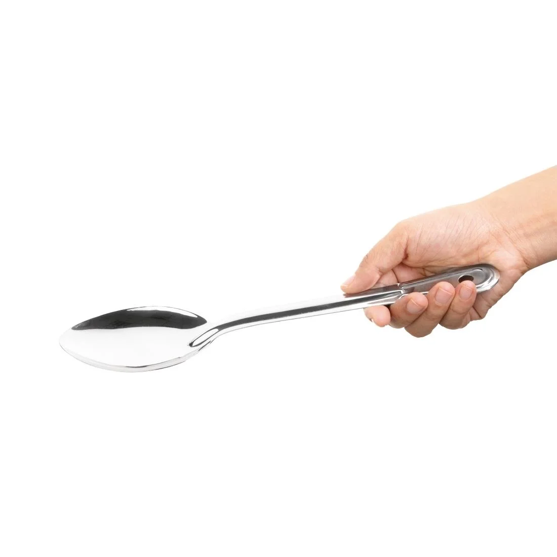 Nisbets Essentials Plain Serving Spoon 11'' - Image 2