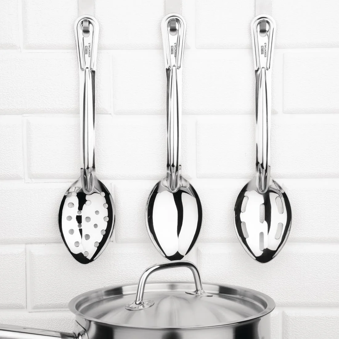 Nisbets Essentials Plain Serving Spoon 11'' - Image 4