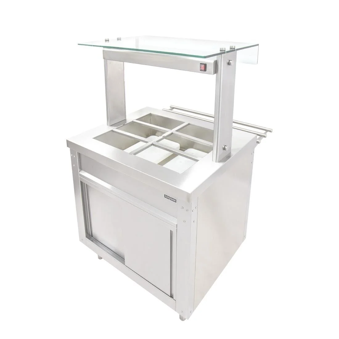 Parry Flexi-Serve Ambient GN Buffet Bar with Chilled Cupboard - Image 2