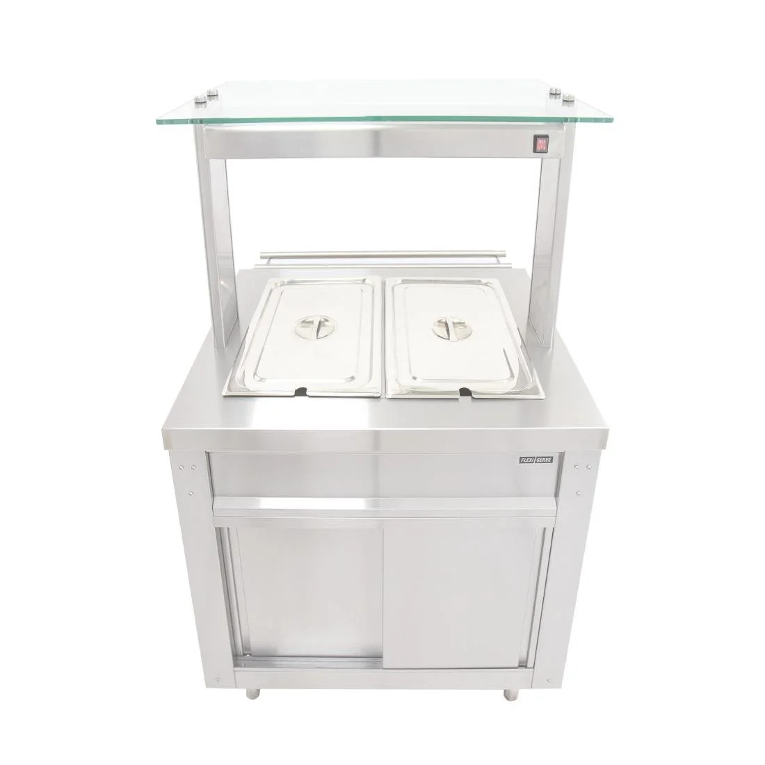 Parry Flexi-Serve Ambient GN Buffet Bar with Chilled Cupboard - Image 6