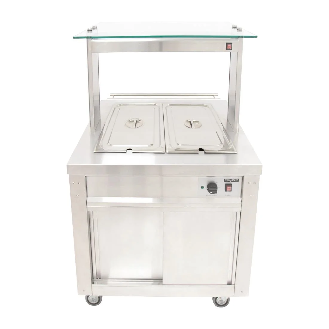 Parry Flexi-Serve Hot Cupboard with Heated Bain Marie - Image 3