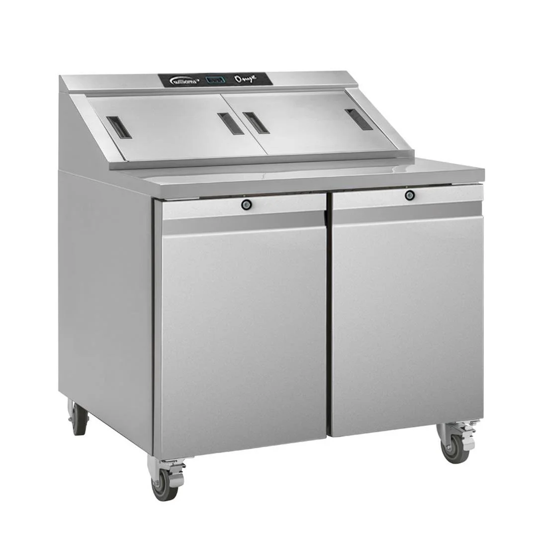 Williams Onyx Double Door Refrigerated Prep Counter 355Ltr CPC2-SS - Image 1