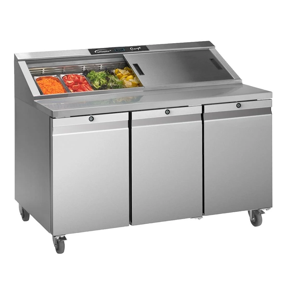 Williams Onyx 3 Door Refrigerated Prep Counter 616Ltr CPC3-SS - Image 2