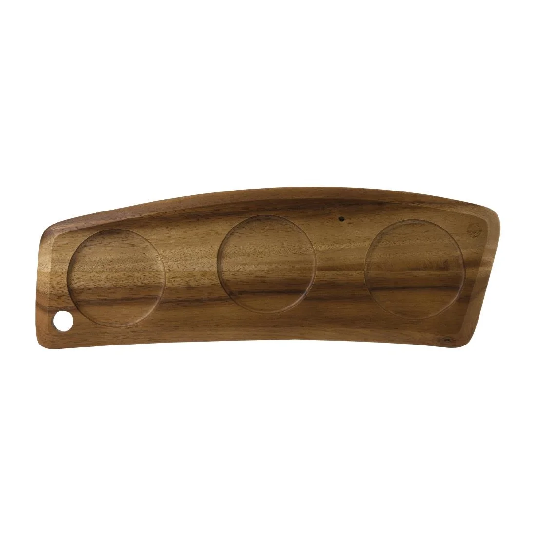 Churchill Alchemy Wood Large Geo Deli Board 457x152mm (4 Pack)