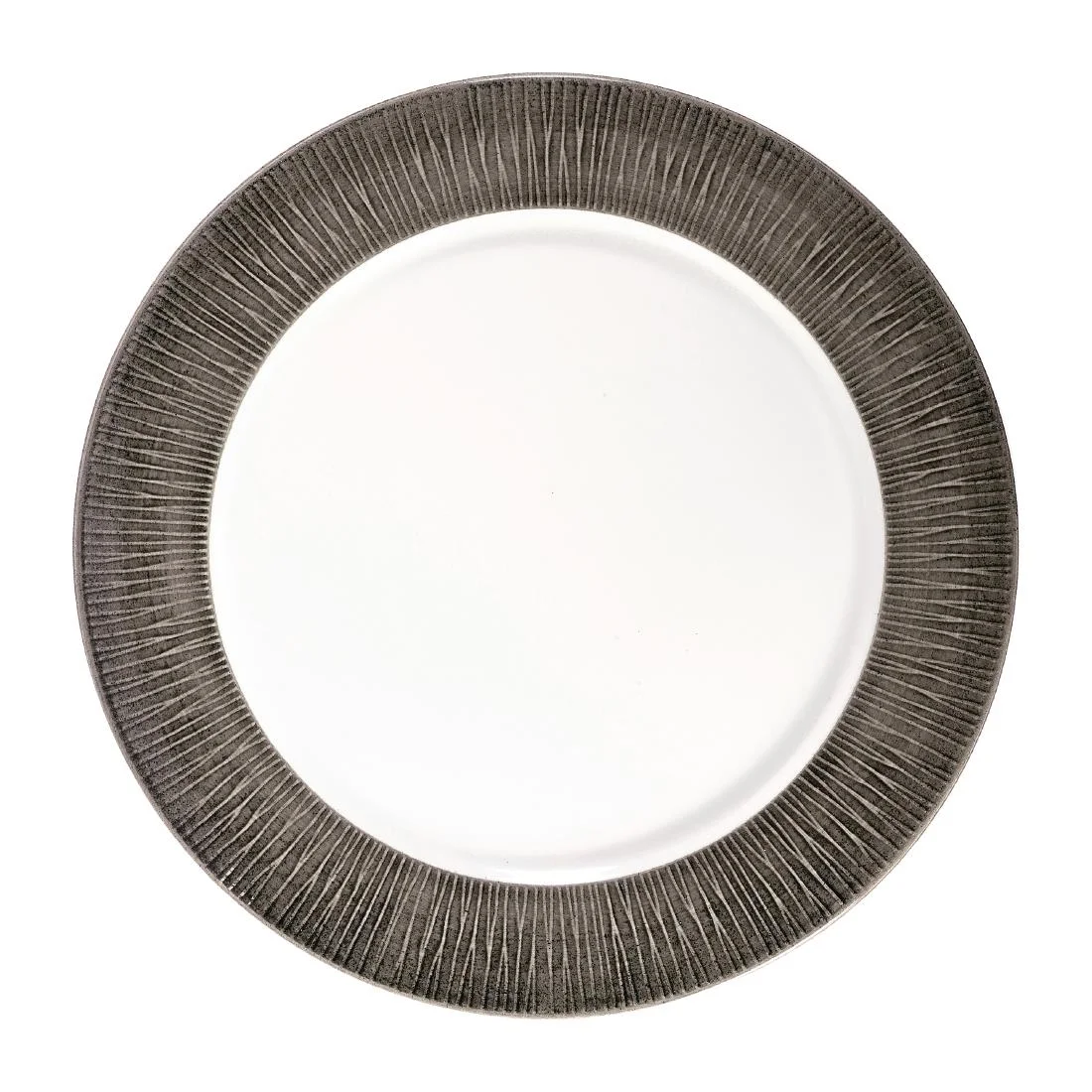 Churchill Bamboo Spinwash Footed Plates Dusk 260mm (12 Pack)