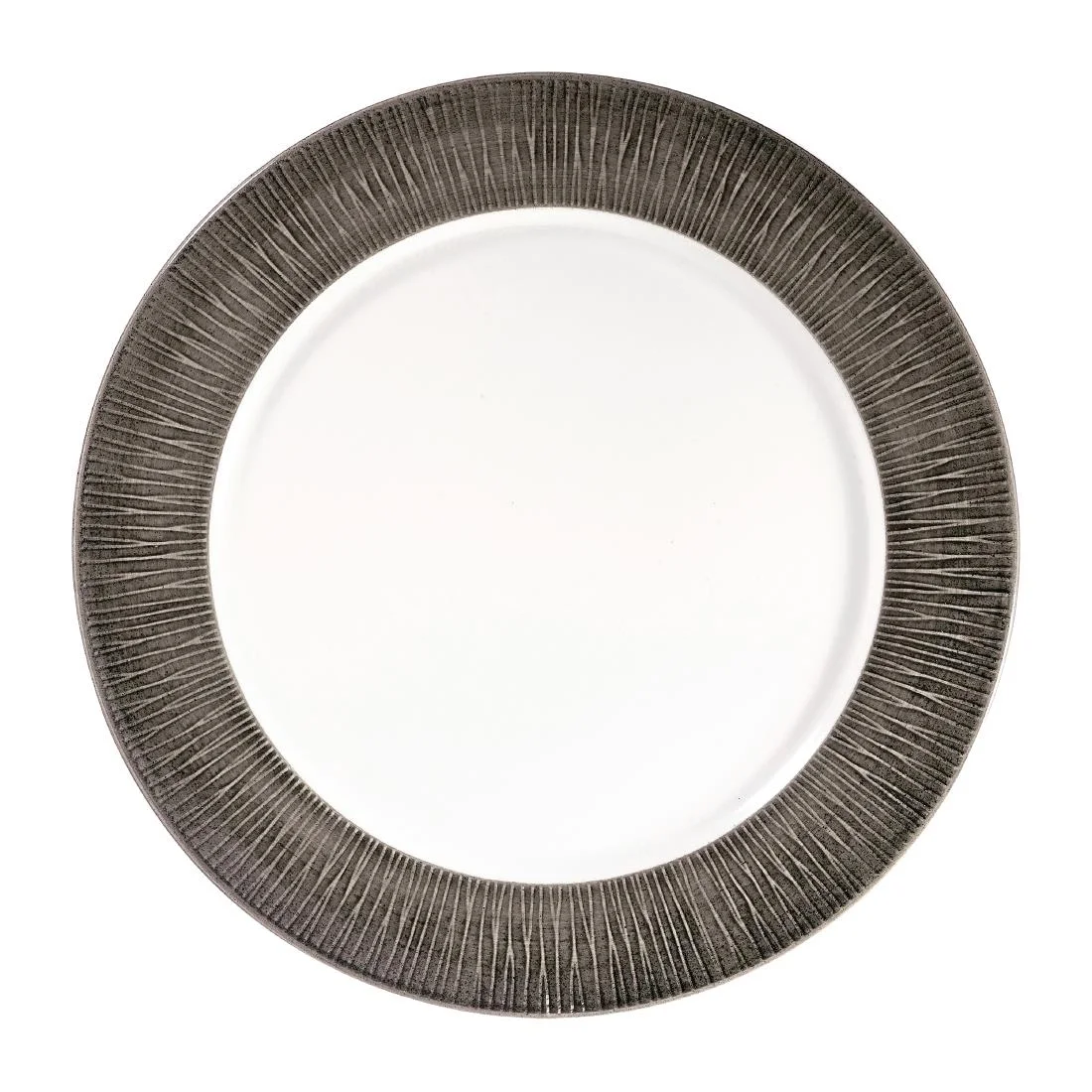 Churchill Bamboo Spinwash Footed Plates Dusk 305mm (12 Pack)