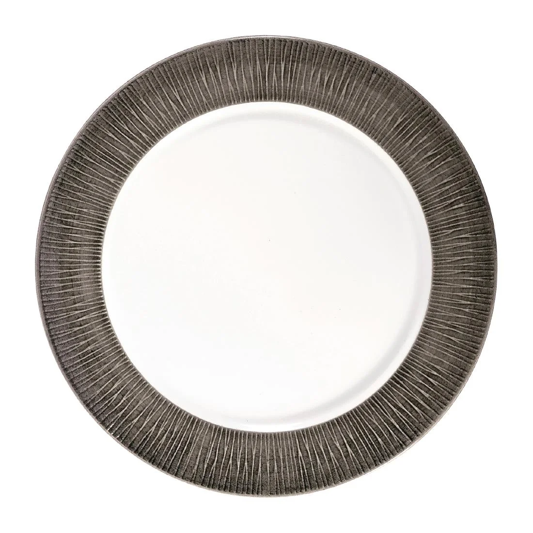 Churchill Bamboo Spinwash Footed Plates Dusk 234mm (12 Pack)