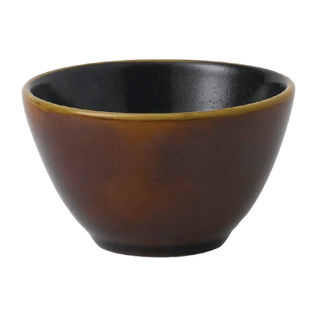 Churchill Super Vitrified Nourish Cinnamon Brown Two Tone Deep Bowls 102mm (12 Pack)