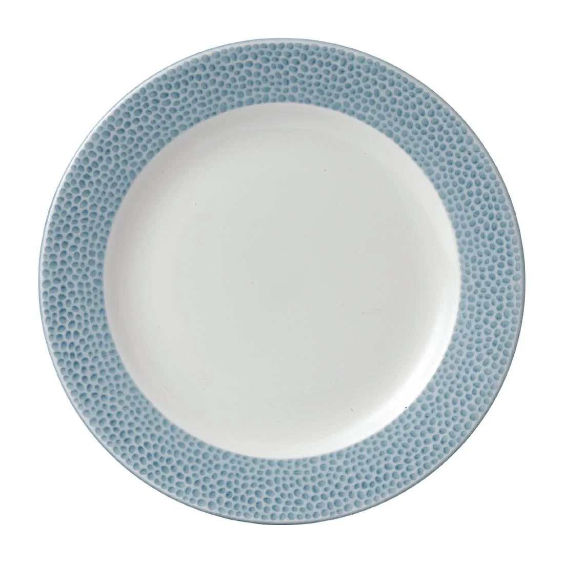 Churchill Isla Spinwash Profile Footed Plates Ocean Blue 232mm (12 Pack)