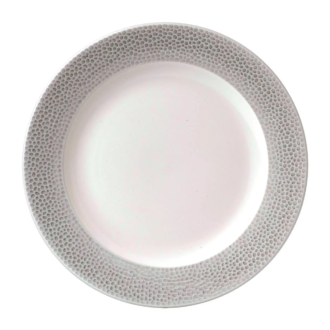 Churchill Isla Spinwash Profile Footed Plates Shale Grey 260mm (12 Pack)