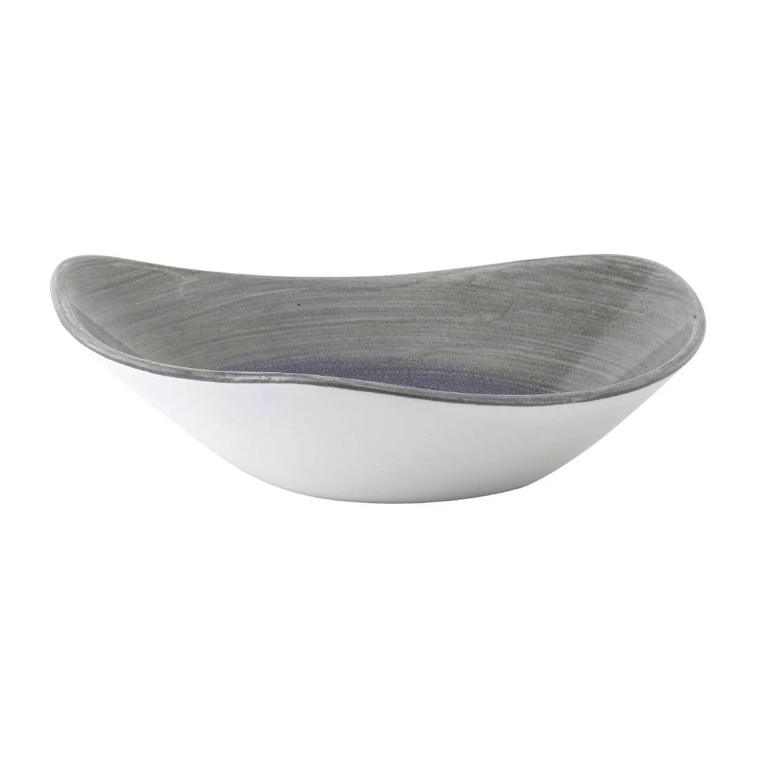 Churchill Stonecast Aqueous Lotus Bowls Grey 229mm (12 Pack) - Image 1
