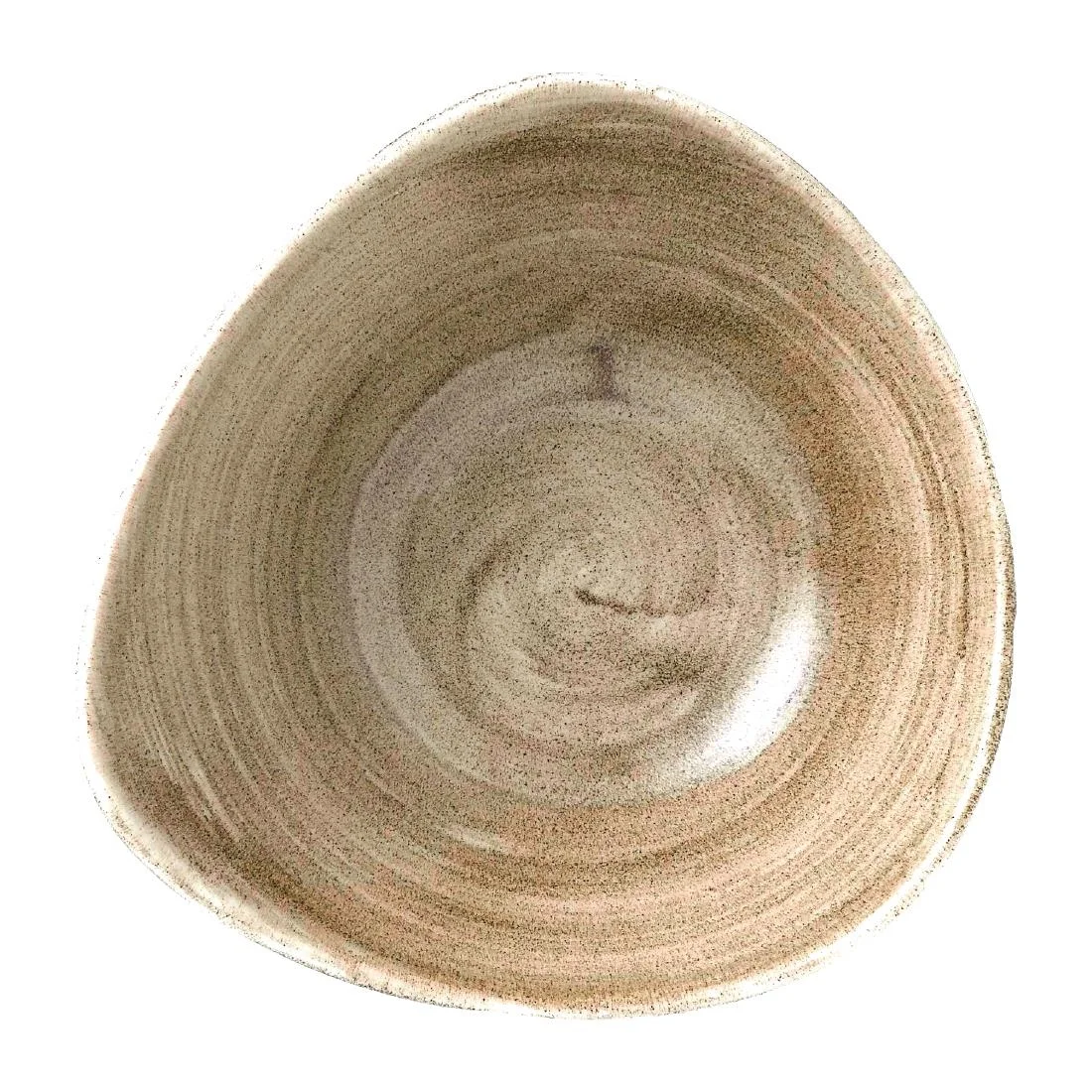 Churchill Stonecast Patina Lotus Bowls Antique Taupe 178mm (12 Pack) - Image 2
