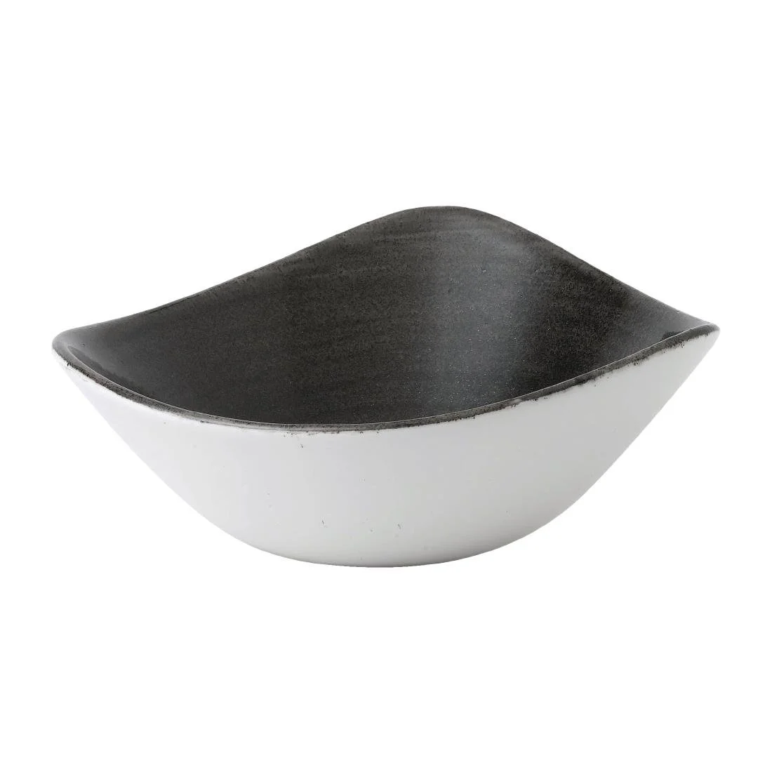 Churchill Stonecast Patina Lotus Bowls Iron Black 178mm (12 Pack) - Image 1