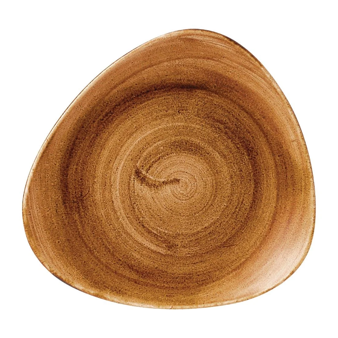 Churchill Stonecast Patina Lotus Plates Vintage Copper 254mm (12 Pack)