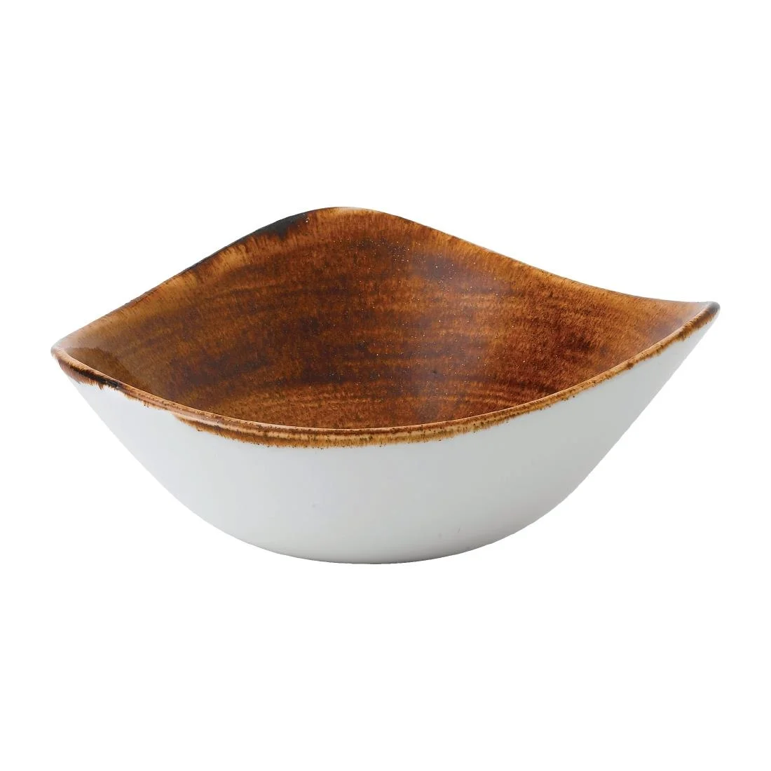 Churchill Stonecast Patina Lotus Bowls Vintage Copper 178mm (12 Pack)