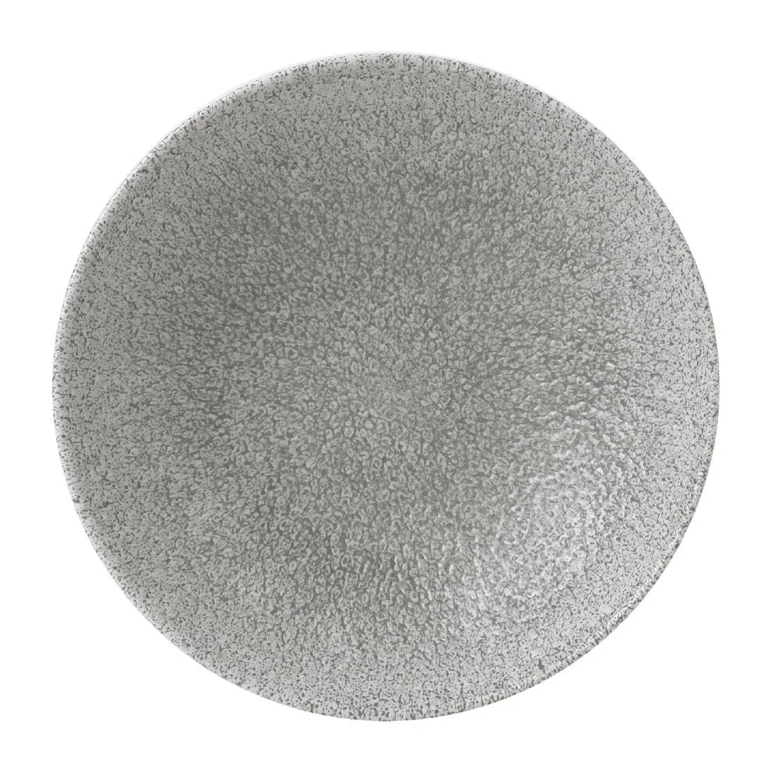 Churchill Raku Jasper Grey Evolve Coupe Plates 6.5" (12 Pack) (Direct)