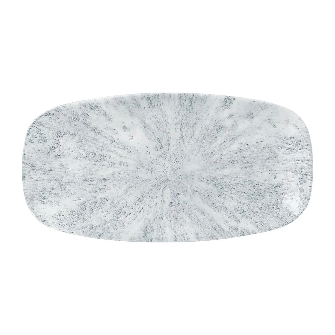 Churchill Stone Pearl Grey Chefs Oblong Plates 13 7/8X7 3/8" (6 Pack) (Direct)