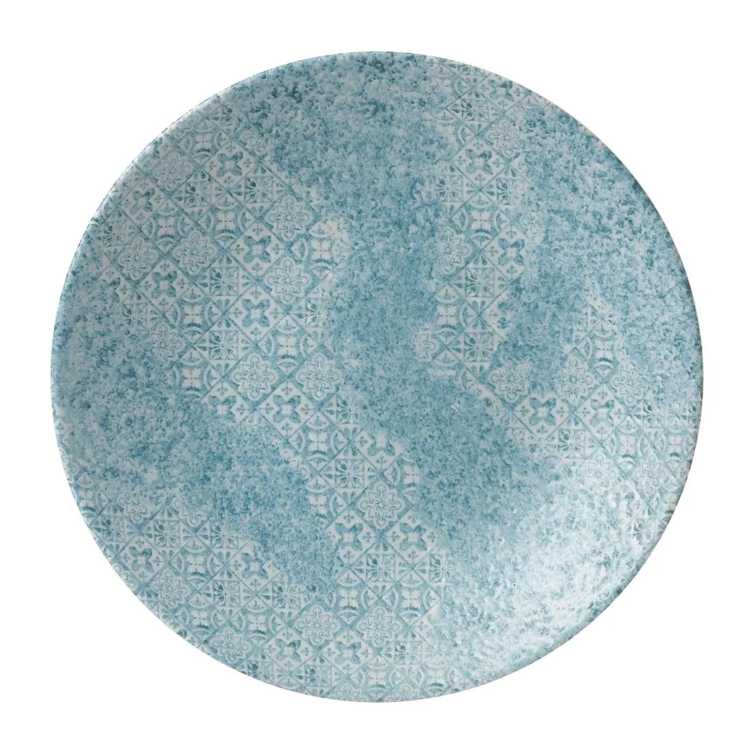 Churchill Med Tiles Deep Coupe Plates Aquamarine 279mm (12 Pack) - Image 1