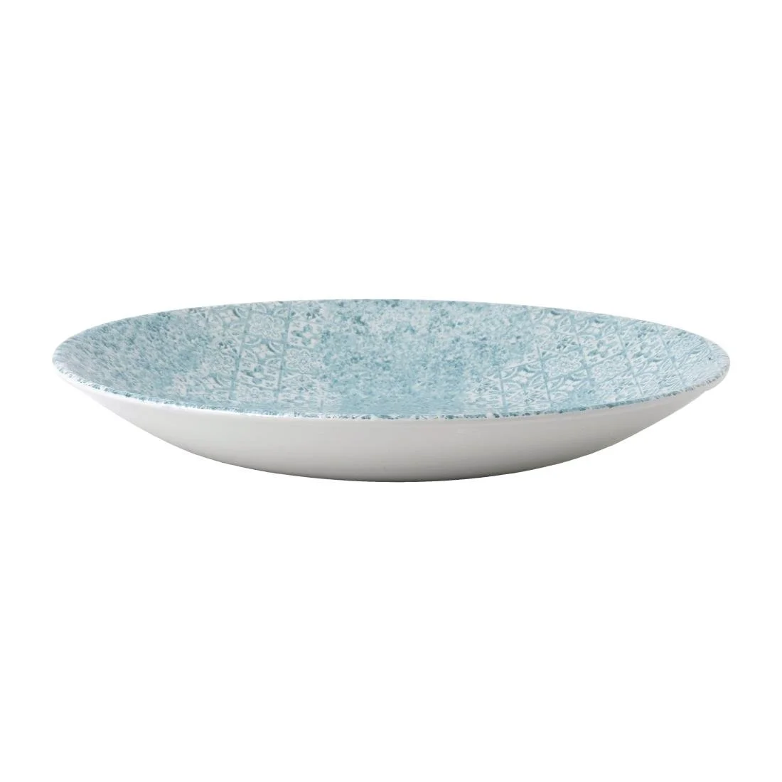 Churchill Med Tiles Deep Coupe Plates Aquamarine 279mm (12 Pack) - Image 2