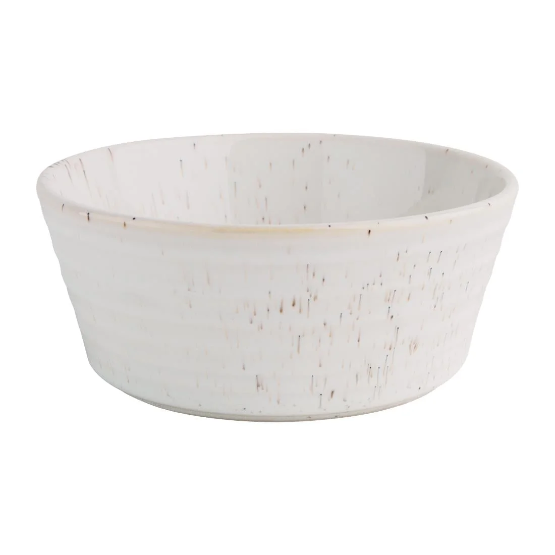 Olympia Cavolo Serve Like A Pro 18-Piece White Speckle Dinner Set - Image 2