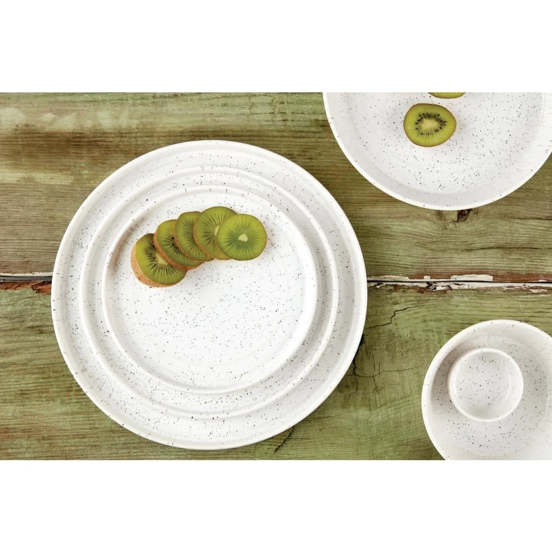 Olympia Cavolo Dipping Dishes White Speckle 67mm (12 Pack) - Image 2