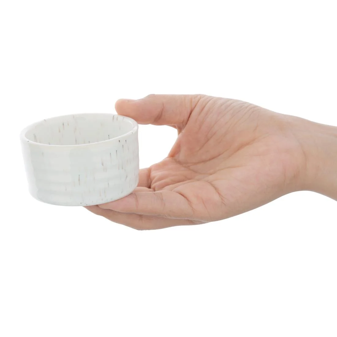 Olympia Cavolo Dipping Dishes White Speckle 67mm (12 Pack) - Image 6