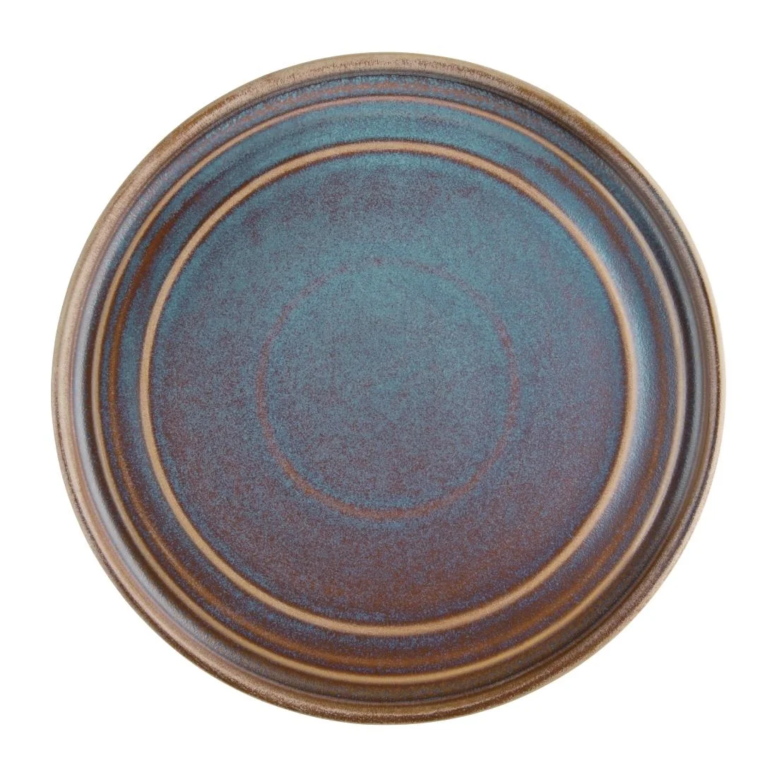 Olympia Cavolo Flat Round Plates Iridescent 220mm (6 Pack) - Image 1
