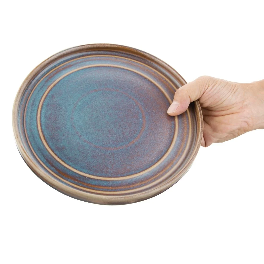 Olympia Cavolo Flat Round Plates Iridescent 220mm (6 Pack) - Image 8