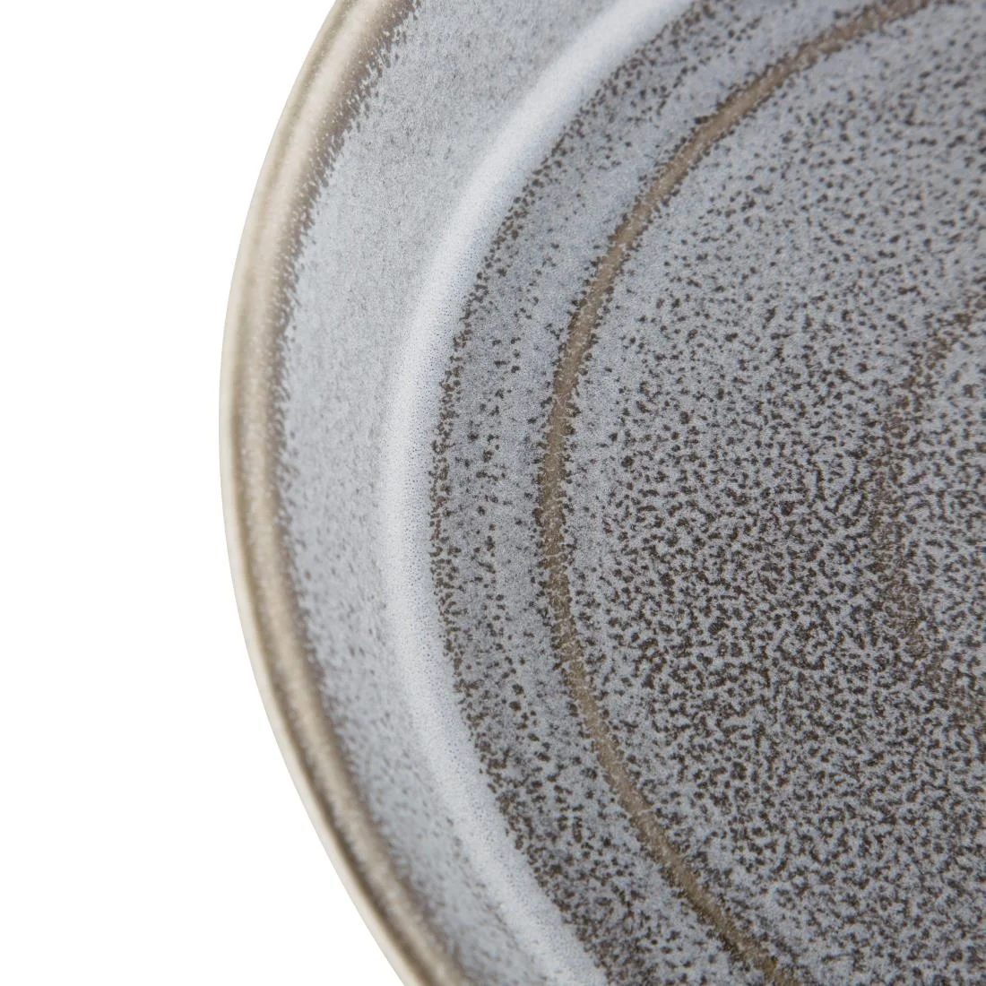 Olympia Cavolo Flat Round Bowls Charcoal Dusk 220mm (4 Pack) - Image 5