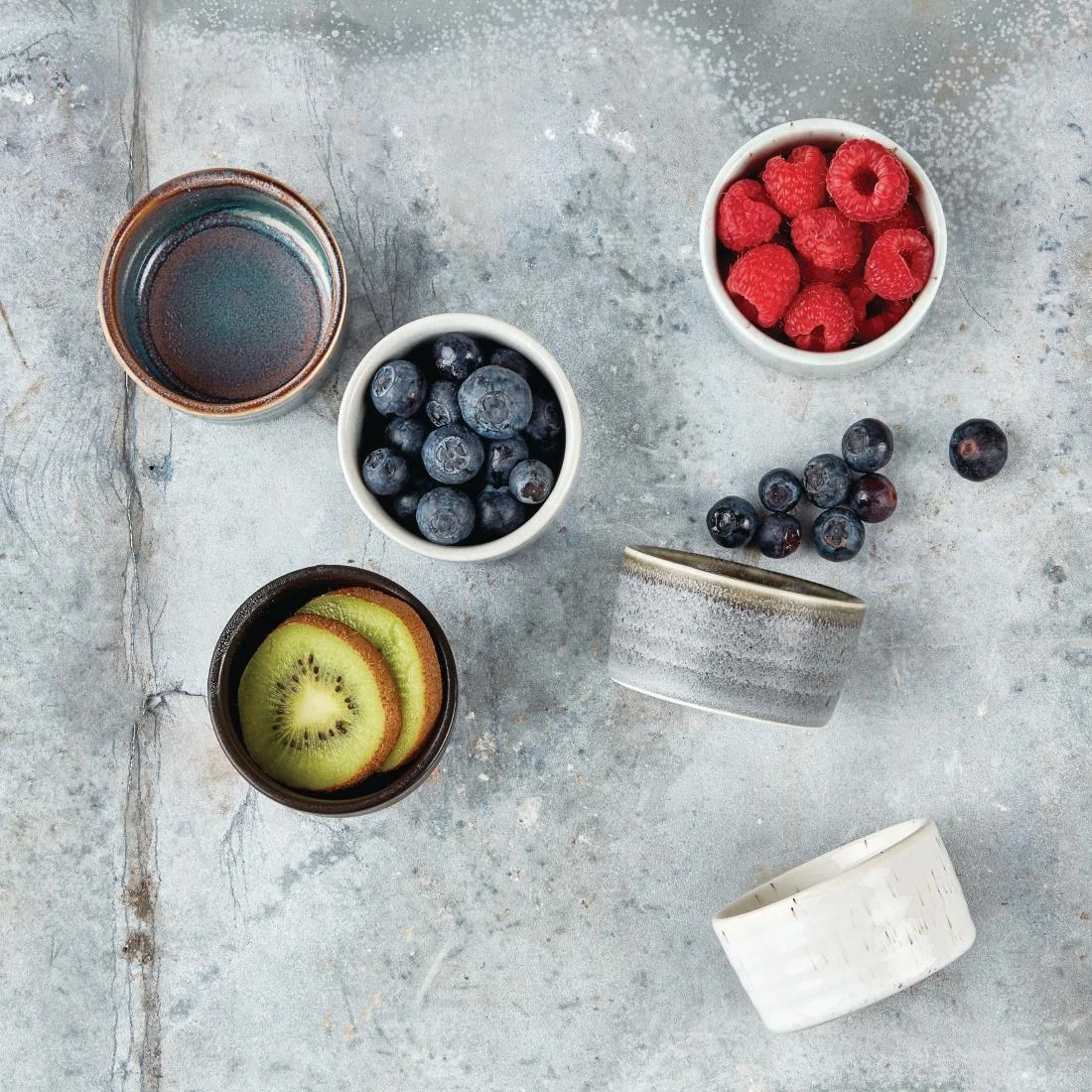 Olympia Cavolo Dipping Dishes White Speckle 67mm (12 Pack) - Image 7