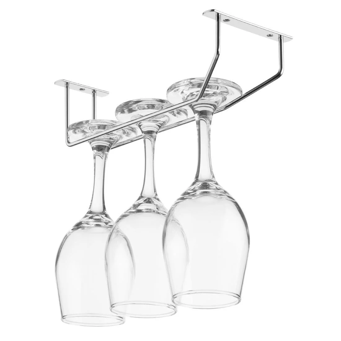 Olympia Wine Glass Rack Chrome 254mm - Image 1