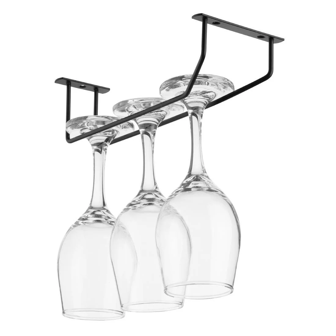 Olympia Wine Glass Rack Black 254mm - Image 1