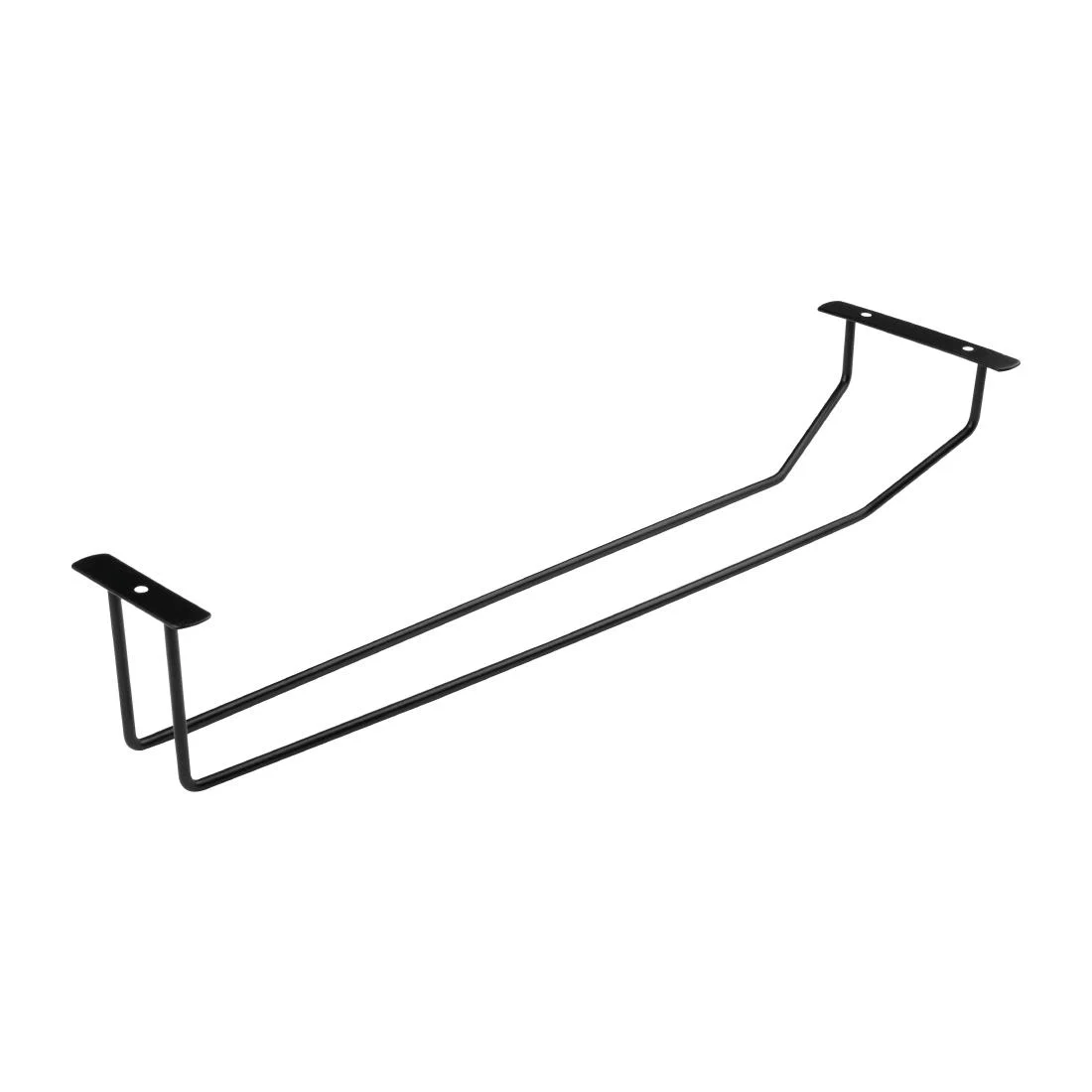 Olympia Wine Glass Rack Black 406mm - Image 3