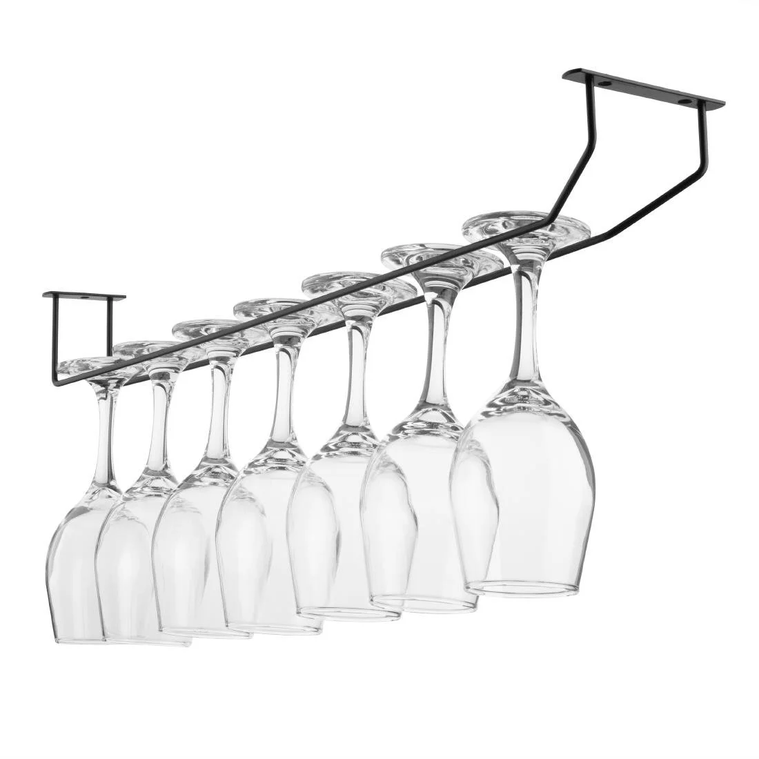 Olympia Wine Glass Rack Black 610mm - Image 1