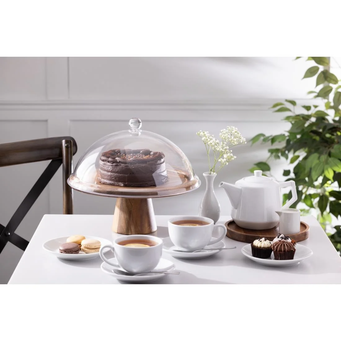 Olympia Acacia Cake Stand 305x127(H)mm - Image 11