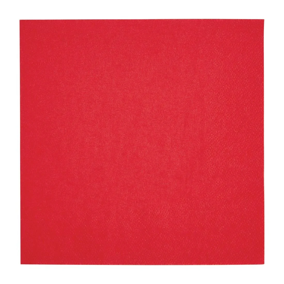 Fiesta Recyclable Lunch Napkin Red 33x33cm 2ply 1/4 Fold (Pack of 2000)