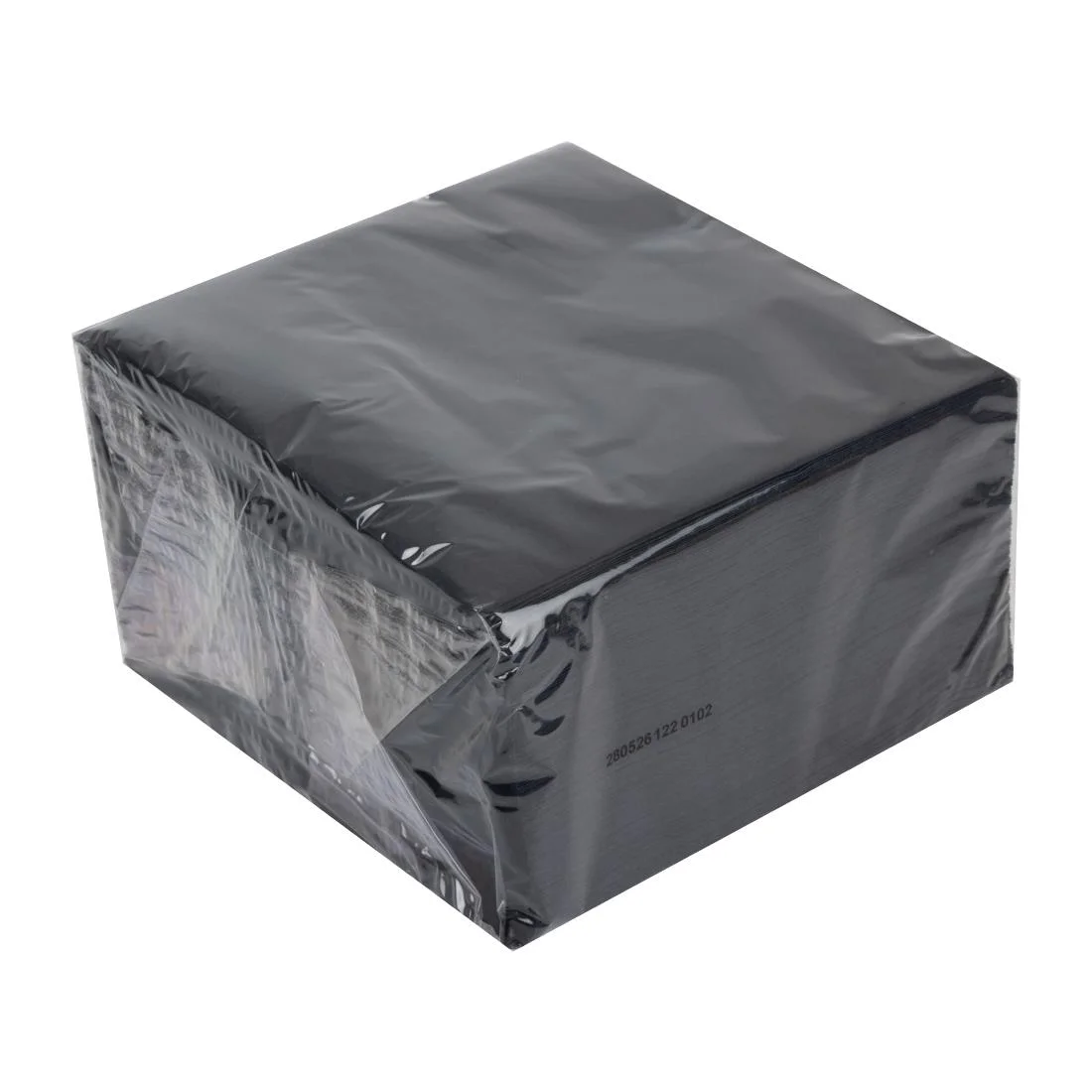 Fiesta Recyclable Lunch Napkin Black 33x33cm 2ply 1/4 Fold (Pack of 2000) - Image 4