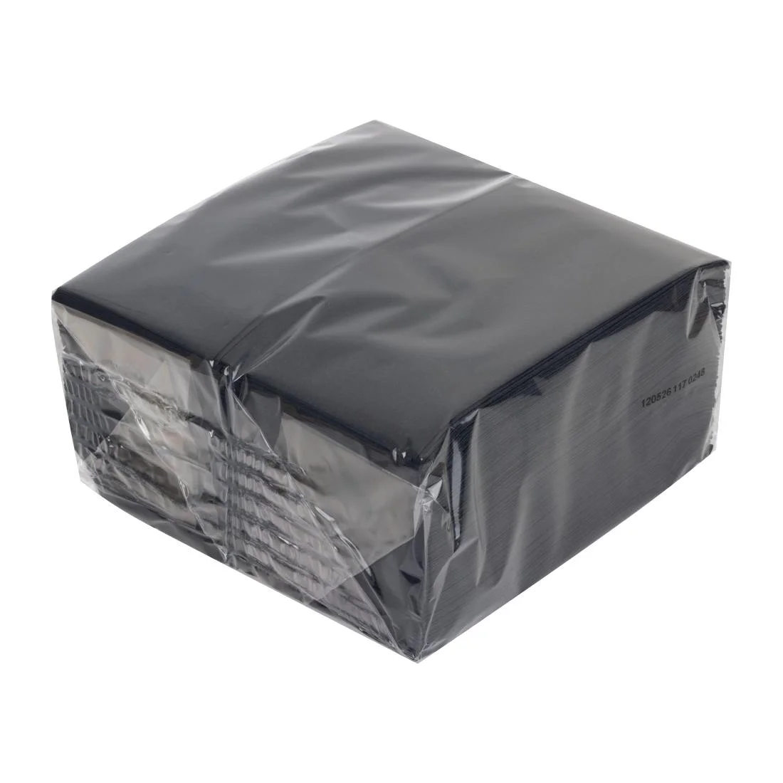 Fiesta Recyclable Lunch Napkin Black 33x33cm 2ply 1/8 Fold (Pack of 2000) - Image 4